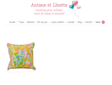 Tablet Screenshot of antone-et-linette.com
